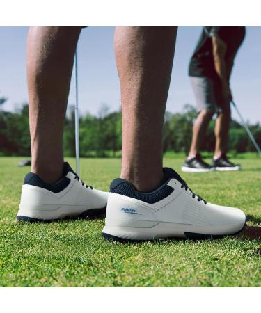 Fitville Men's Speedex Golf Shoes V4 - Lightweight Comfortable Sneakers for Walking & Golf - Breathable Training Shoes in Gray/White - Buy Online on GoSupps.com