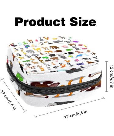 Womens Binding-Up Bags | Animal Set | Tampon Storage & Menstrual Bags with Zezen Lock Pockets - Shop Internationally - Buy Online on GoSupps.com