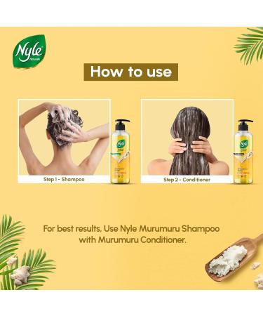 Nyle Natural & Pure Shampoo - Nourishing Hair with Murumuru Butter Paraben & Sulphate Free 475ml for Men & Women - International Shipping Available - Buy Online on GoSupps.com