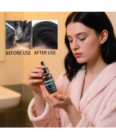  G n rique Reverse Gray Hair Oil Nourishing Lightweight Moisturizing Drops Non Greasy Anti Grey Formula Restore Natural Color Thicker Hair Ideal for Women Men and Daily Use 30ml - Buy Online on GoSupps.com