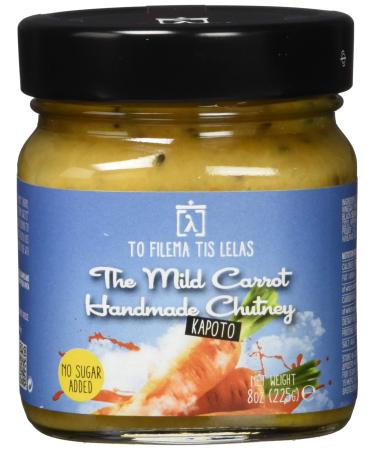 To Filema Tis Lelas Handmade Carrot Chutney -The Mild Carrot 2 Pack x 225g (Total: 450g)