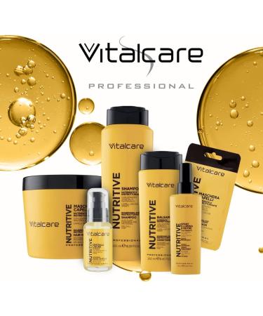 Vitalcare | Nutritive - Nourishing and Restructuring Hair Mask Treatment for Dry and Dull Hair with Vegetable Ceramides and Panthenol 25 ml - Buy Online on GoSupps.com