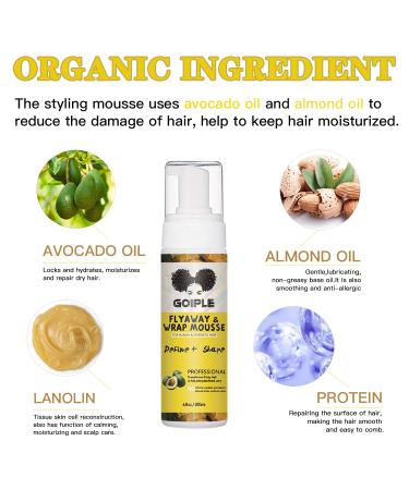 Curly Hair Mousse for Wigs & Extensions - Strong Hold Hair Adhesive - Buy Online on GoSupps.com