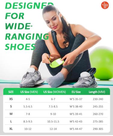 Plantar Fasciitis Arch Support Insoles | Heavy Duty Orthotic Inserts for Flat Feet & Pain Relief | Shock-Absorb Insoles for Men & Women | L Green-Gel for Sizes 8.5-9.5 M | 10.5-11.5 W - Buy Online on GoSupps.com