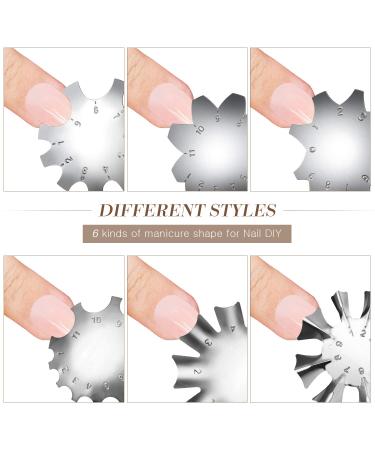 French Nail Trimmer Set with V Smile Line Cutter and Nail Brush - Stainless Steel Manicure Tools for DIY Nail Art (Silver) - Buy Online on GoSupps.com