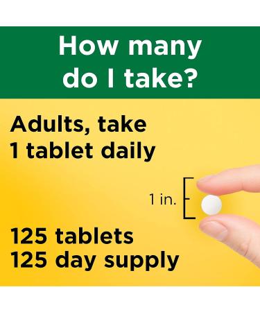 Nature Made Vitamin D3 2000 IU Dietary Supplement - Bone, Teeth, Muscle & Immune Support - 125 Tablets - Buy Online on GoSupps.com
