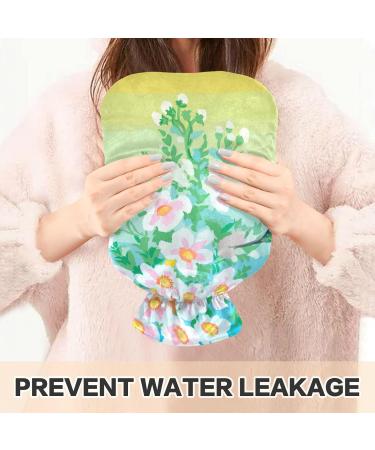 Bright Birds Flowers Hot Water Bottle 2L - Large Cover for Cramp & Pain Relief | International Shipping Available - Buy Online on GoSupps.com
