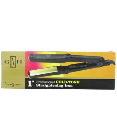 Gold 'N Hot Gold-tone Straightening Iron 1 Inch
