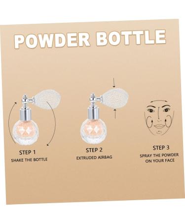POPETPOP 2 Pcs Body Air Bag Powder Glass Spray Bottle Makeup Glitter Sprayers Powder Glitter Sprayer Sequins Light Goldx2pcs 7x5.5cmx2pcs - Buy Online on GoSupps.com
