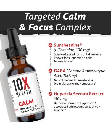 10X Health Optimize Daily Methylated Multivitamin & Calm Bundle - Multinutrient Capsules L Theanine & GABA Liquid - Buy Online on GoSupps.com