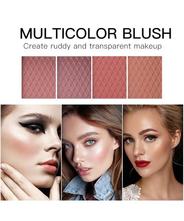 Mknzome Exquisite Cosmetics Gift Set | Multifunctional Makeup Kit for Face Eyes & Lips | Perfect Birthday Gift for Girlfriend - Eyeshadow Palette Lipstick Rouge & Pressed Powder #1 - Buy Online on GoSupps.com
