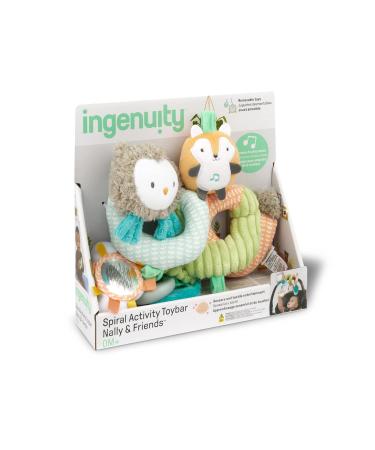 Buy Ingenuity Nally & Friends Spiral Toy Bar | Removable BPA-Free Silicone Toys for Babies - Buy Online on GoSupps.com
