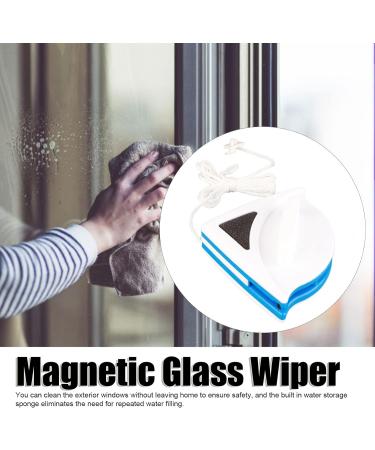 Eeneme Window Double Side Wiper Plastic Ergonomic Handle Magnetic Glass Cleaning Wiper for High Rise Residential (3-8mm) 3-8mm 3-8mm - Buy Online on GoSupps.com