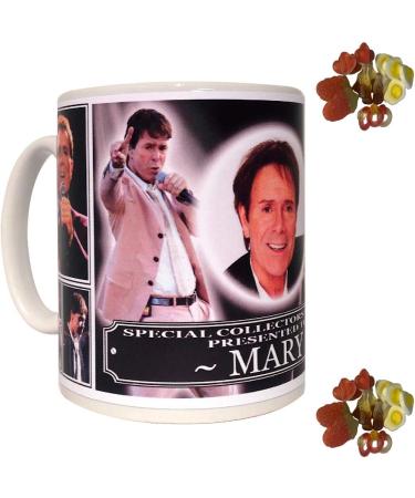 Cliff Richard Personalised Icon Gift Mug with Sweets - Buy Online on GoSupps.com