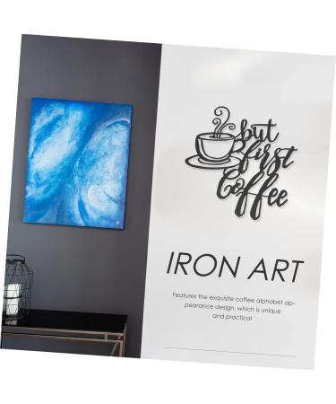 Zerodeko Coffee Letter Decoration Home Decor Wall Art Coffee Signs Mug Home Wall Decoration Wall Hanging Iron - Buy Online on GoSupps.com
