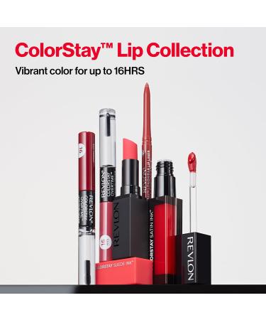 Revlon Colorstay Satin Ink Liquid Lipstick - Long-Lasting Rich Color 005 Silky Sienna Infused with Black Currant Oil 1 Piece - Shop Internationally! - Buy Online on GoSupps.com