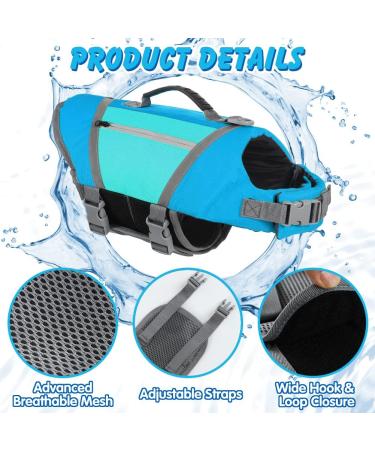 Buy Emust Adjustable Dog Swimming Vest for Small Dogs - Reflective & Secure with Quick Locking Buckles - Perfect for Bulldogs - Size S - Buy Online on GoSupps.com