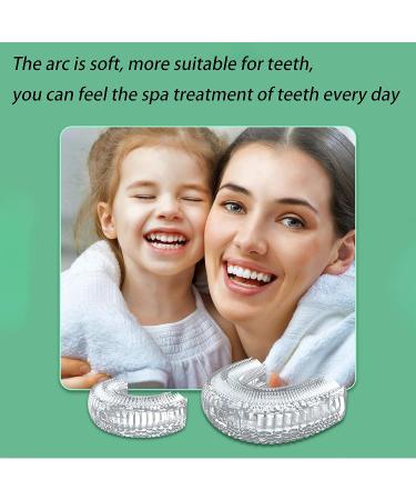2PC U-Shaped Kids Electric Toothbrush Replacement Heads | Food Grade Silicone | Compatible with U-Type Electric Toothbrush | Ages 7-12 - Buy Online on GoSupps.com
