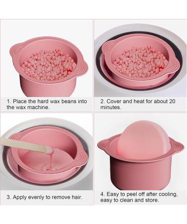 Fituenly Reusable Silicone Wax Shell for Warmers | Non-Stick Wax Pot Replacement & Spatula | Ideal for Home Salon - Buy Online on GoSupps.com