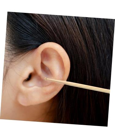 Hemoton Auricular Probe Face Massage Tools - Set of 2 Retractable Pure Copper Ear Point Pens for Body and Ear Detection - Golden, 13.3x0.6cm - Buy Online on GoSupps.com