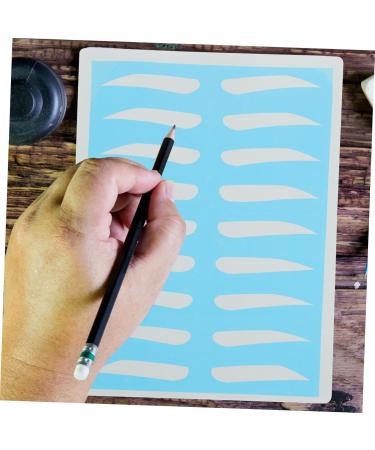 NOLITOY 8 Pairs Tool Card Eyebrow Practice Skin Eyebrow Shaping Stencils Material Eyebrow Trimming - Buy Online on GoSupps.com