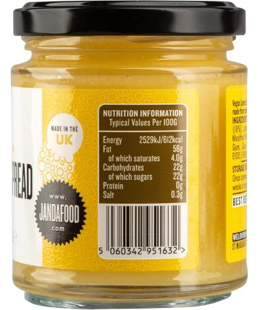  Janda Janda Lemon Spread Egg and Dairy Free (175g) | Vegan Vegetarian Dairy Free Egg Free & Plant-Based | Made in the UK - Buy Online on GoSupps.com
