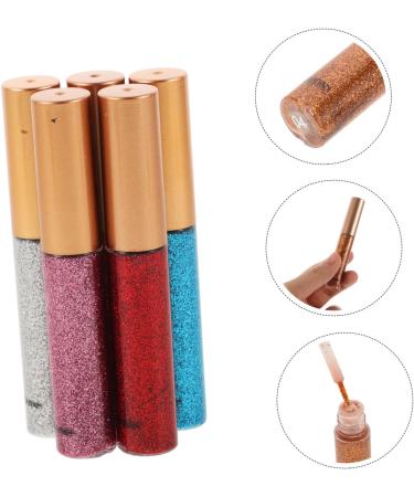 FOMIYES 5pcs Gold Body Glitter Korean Eye Glitter Glitter Liquid Eyeshadow Liquid Glitter Flakes - Buy Online on GoSupps.com