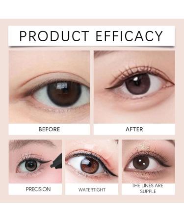  Iouyjiu Iouyjiu Winged Eyeliner Stamp Eye Makeup Pen Waterproof Wing Stamp Smudge Proof Quick Dry Formula Double Tip Precision Da - Buy Online on GoSupps.com