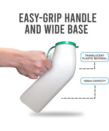 JJ CARE Urinals for Men  Urinal  Urine Bottles for Men  Portable Urinal for Men  Portable Urinal  Male Urinal  Travel Urinals for Men  Urinals for Men Spill Proof - Buy Online on GoSupps.com