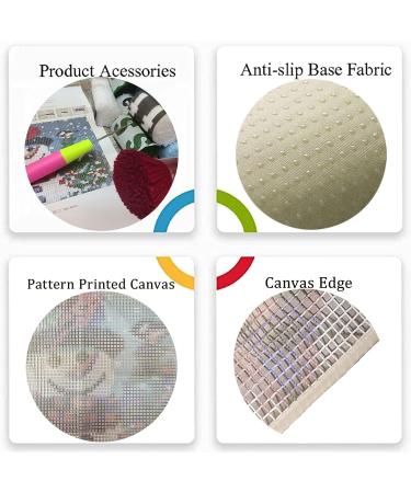 Christmas Snowman Latch Hook Rug DIY Kit - 20.5X15 Inch - Canvas Print - Crochet Yarn - Holiday Decoration & Activity - Buy Online on GoSupps.com