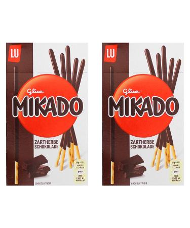 Mondelez International Mikado Dark Chocolate Biscuit Sticks 75g Pack of 2