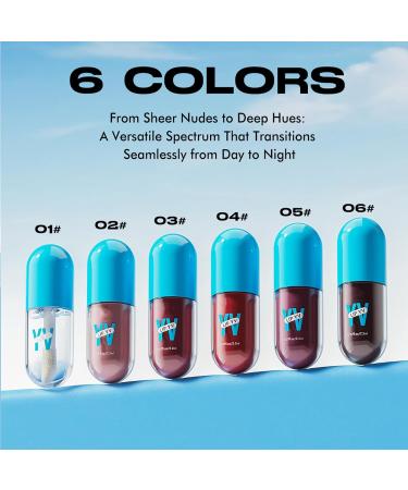 PCC PTYXIS Lip Gloss Mini Lipstick Long Lasting 3 Pieces Light Lipstick Set with Smooth Finish Suitable for Travel Meetings Friends and Meetings Makeup B 22 ml B 22 ml Confezione da 1 - Buy Online on GoSupps.com