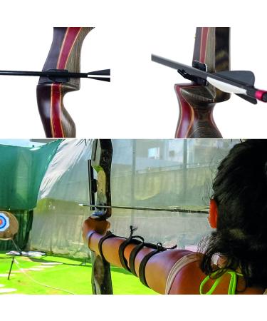 3Pcs Plastic Arrow Rest for Compound Bows - Black Archery Rest for Hunting and Bowfishing - Right/Left Hand Compatibility - Buy Online on GoSupps.com