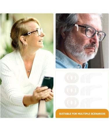 Housoutil 200th Glasses Frame Cover - Comfort Silicone Glass Holder & Arm Pads | Interchangeable Pebble Gel Earplugs - Buy Online on GoSupps.com