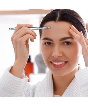 Stainless Steel Massage Pen | Manual Nerve Stimulator & Pressure Point Tool | Handheld Massager for Beginners - Buy Online on GoSupps.com