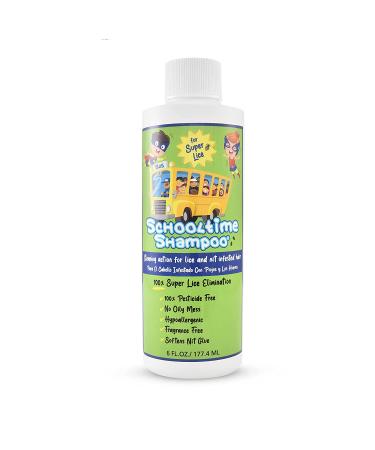 Schooltime Lice Shampoo Kit for Kids with After Treatment Spray and Lice Comb - Complete Solution for Effective Egg Removal - Buy Online on GoSupps.com