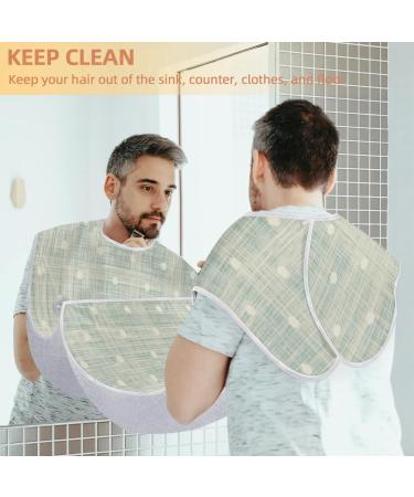Buy Beard Bib Apron for Men | Non-Stick Waterproof Hair Catcher | Perfect for Shaving & Grooming | Polka Dot Design - Buy Online on GoSupps.com