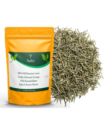 250g Full Dried Wild Rosemary Leaves – Very Aromatic Compared to Rosemary, Sun-Dried | 100% Natural, Superior Quality