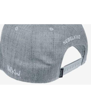 Nebelkind Snapback Cap - Adjustable Unisex Baseball Cap in Light Gray | Trendy Streetwear Style | High-Quality Berlin Network Design - Buy Online on GoSupps.com