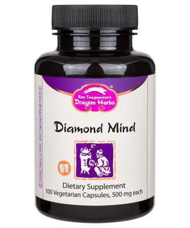 Dragon Herbs Diamond Mind 500 mg 100 Vegetarian Capsules