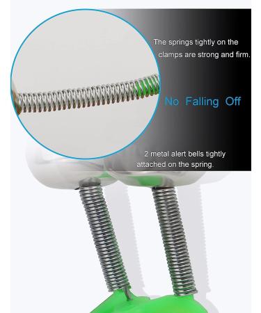 Beoccudo Fishing Bells - 50pcs Rod Bells with Dual Alert Ring for Night Fishing - Buy Online on GoSupps.com