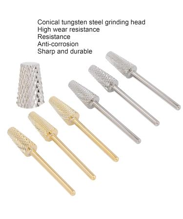 6pcs Nail Art Grinding Heads | Portable Tungsten Steel Nail Drill Bits for DIY & Salon Use - Buy Online on GoSupps.com