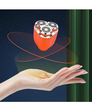 Buy Orange Electric Hair Clipper - USB Rechargeable Hair Trimmer for Wet Use | Precision Cutting Floating Head Design - Buy Online on GoSupps.com