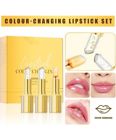 Rouge L vres Changeant de Couleur pour Femmes Baume Hydratant Teint aux L vres | 3 Pi ces R sistant Tenue Longue pour Femmes Voyages Mariage Shopping - Buy Online on GoSupps.com