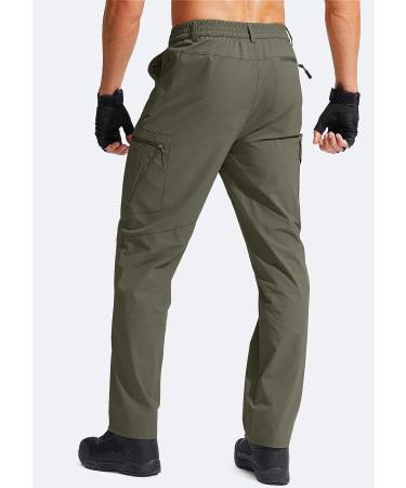G Gradual Men's Water Resistant Quick Dry Hiking Cargo Pants - Slate Green Large - Buy Online on GoSupps.com