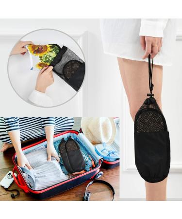 Mnsruu Sunflower Butterfly Floral House Slippers | Slipproof Cotton for Home Hotel Spa & Travel (UK4-7) - Unisex Comfort - Buy Online on GoSupps.com