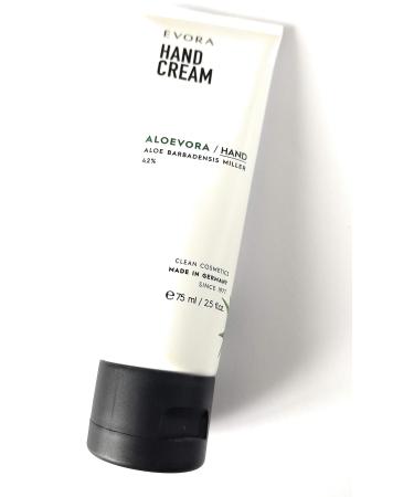 ALOEVORA HAND CREAM with ALOE VERA 42% UREA and CHAMOMILE EXTRACT refreshes moisturizes nourishes and absorbs quickly - 75ml