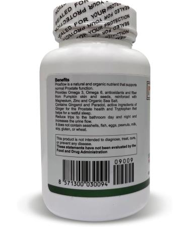 Prosflow Prostate Nutrient. Supplement for Men- Daily Support for Prostate Function Urinary Flow & Men's Wellness- Premium Herbal & Nutrient Formula- Non-GMO Made in The USA. - Buy Online on GoSupps.com