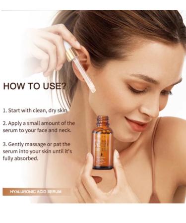Hyaluronic Acid Serum | Anti-Aging Hydrating Formula for Fine Lines Wrinkles & Dry Skin | Safe for Sensitive Skin - Shop Now - Buy Online on GoSupps.com