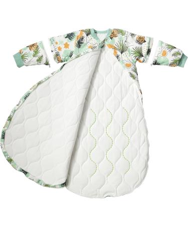 Beeweed Baby Sleeping Bag TOG 3.5 Winter Wearable Blanket with Removable Sleeves - Forest Lion XL 18-30M - Buy Online on GoSupps.com